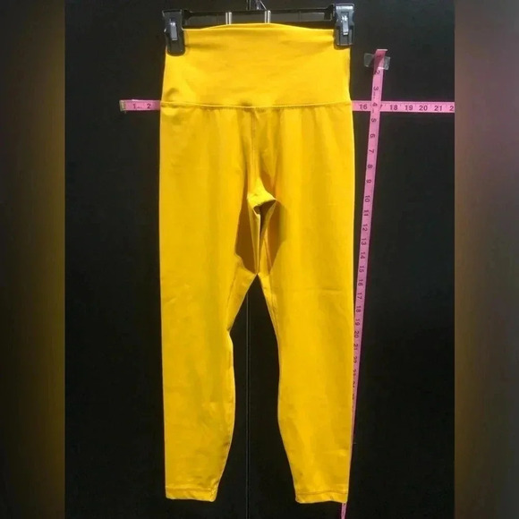 90° By Reflex Athletic Leggings, high waist, 7/8 length, gold/Yellow - Picture 1 of 5